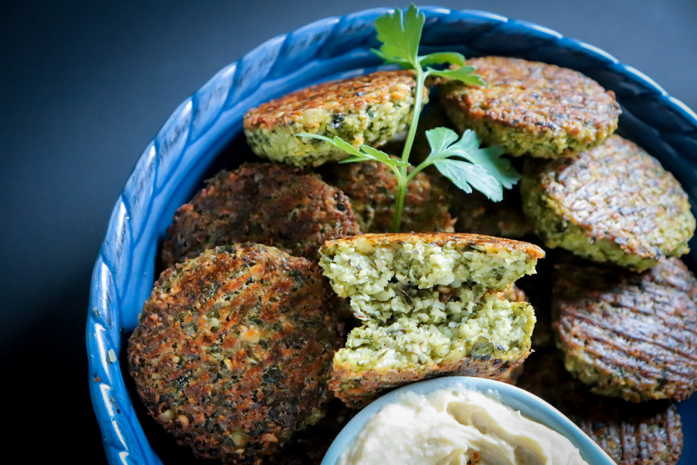 blacked eye pea fritters